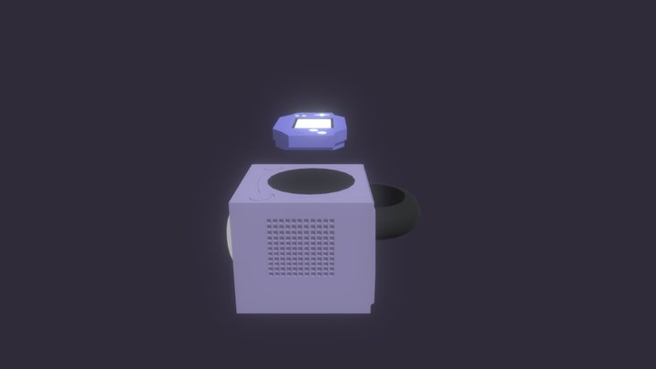 Gamecube+GBA 3D Model