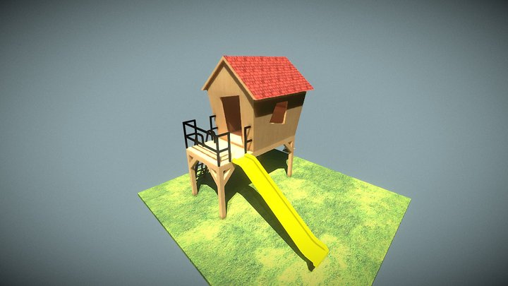 Casa de jardín 3D Model
