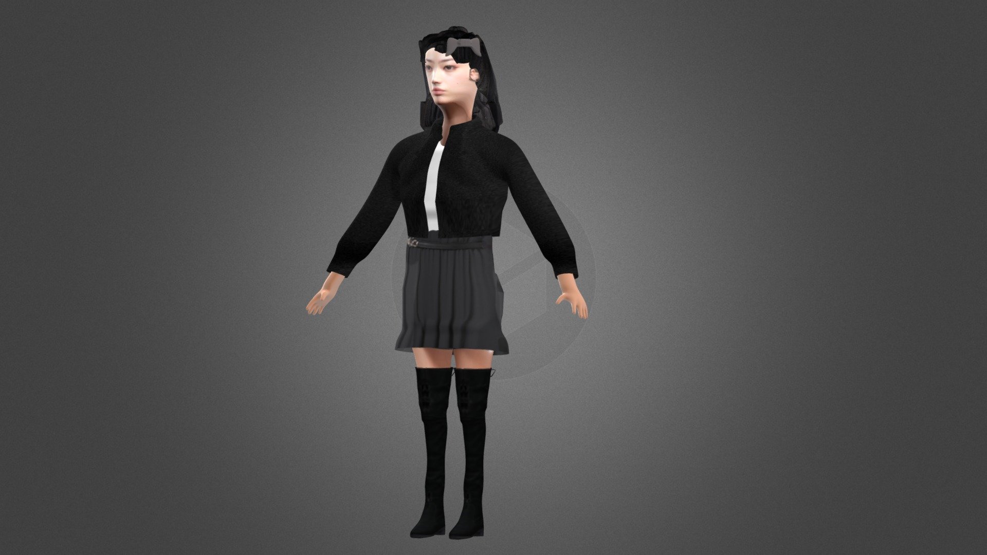 Michelle Model - Download Free 3D model by jasonliu0902 [f6b771e ...