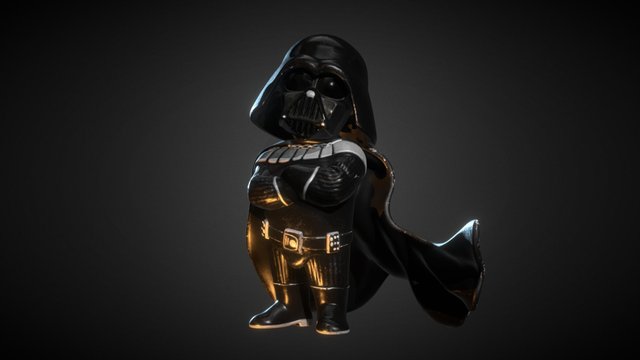 Dwarf Vader 3D Model