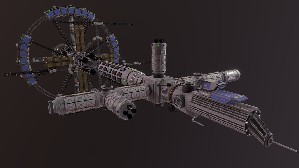 Sci-Fi Space Station