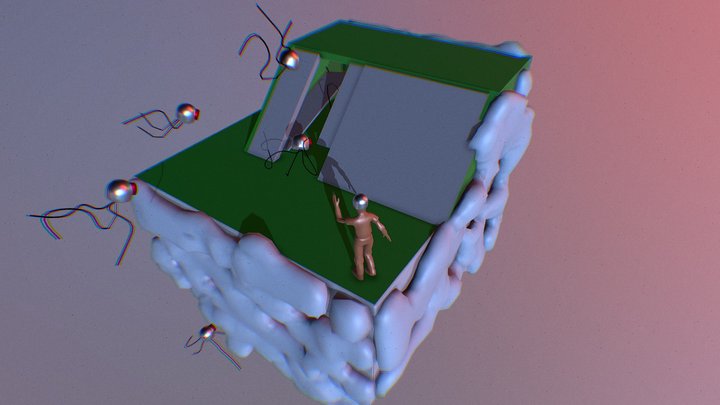 Boceto de Diorama 3D Model