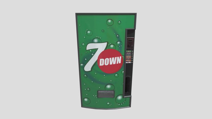 Vending Machine For Your Gtag Fangame! - 7 Down 3D Model
