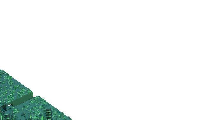 KS1 - Scarlettfens Reed Diagonal and Ext Corners 3D Model
