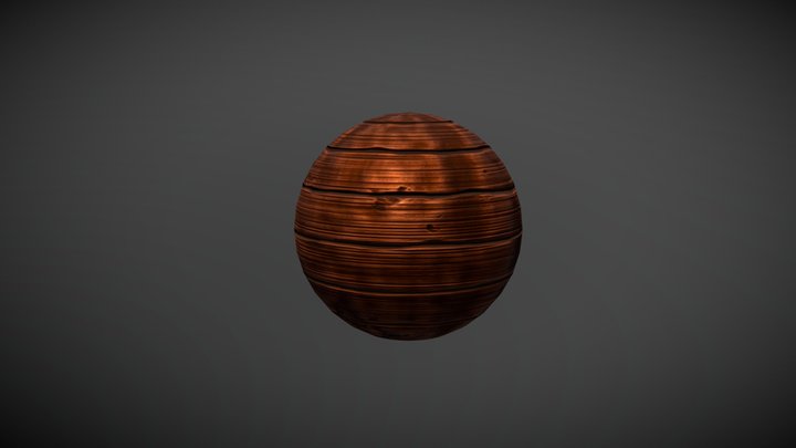 Wood Texture 3D Model