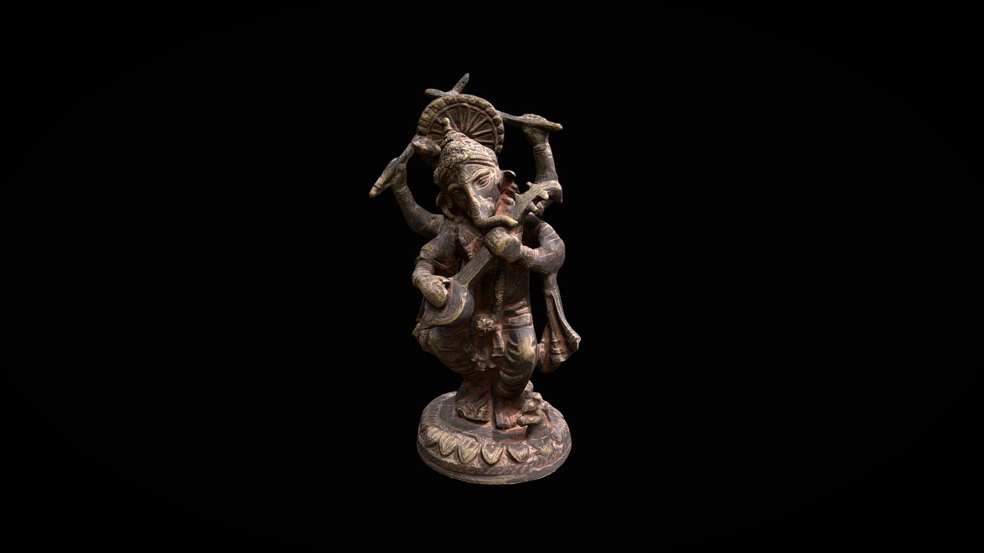 Ganesh sculpture, Tamil Nadu, India. thumbnail