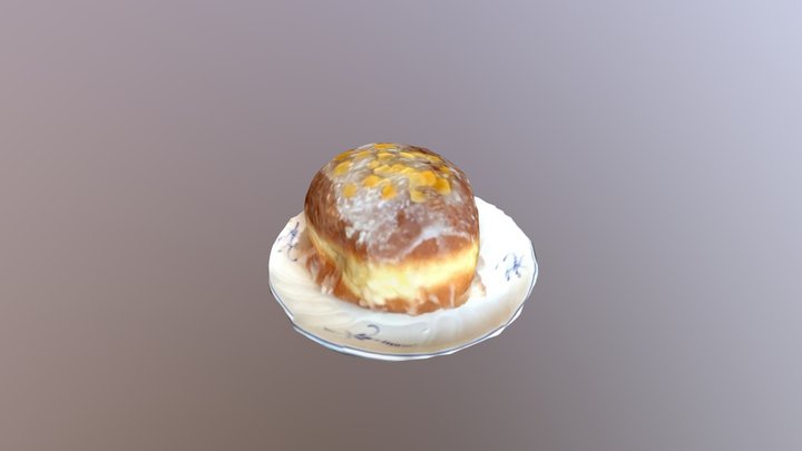 Pączek 3D 3D Model