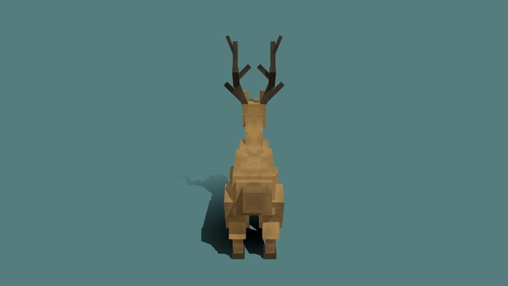 Minecraft - Deer 3D Model
