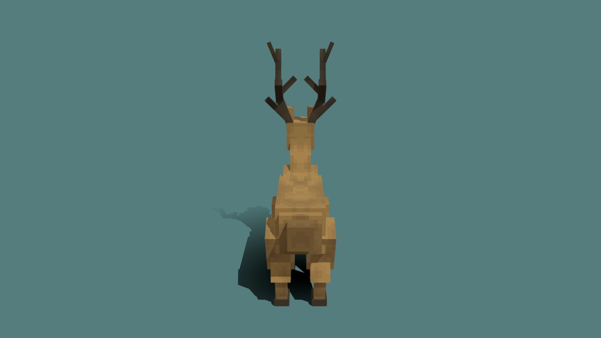 Minecraft Deer D Model By Samus F Bd Sketchfab My Xxx Hot Girl