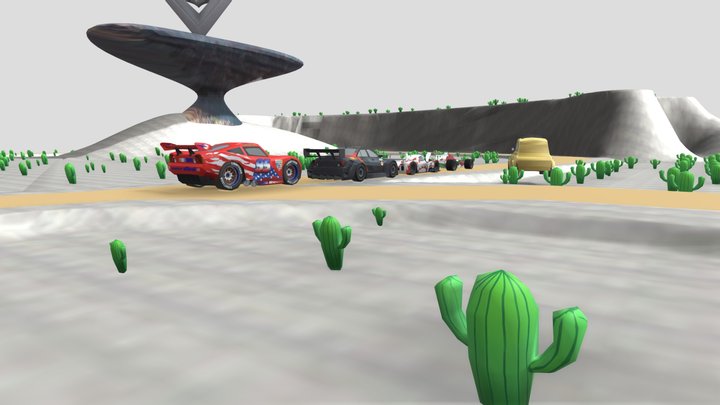 Disney pixar radiator springs 3D Model