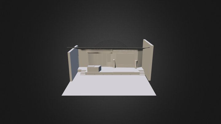 TADTALKS Stage Design 3D Model