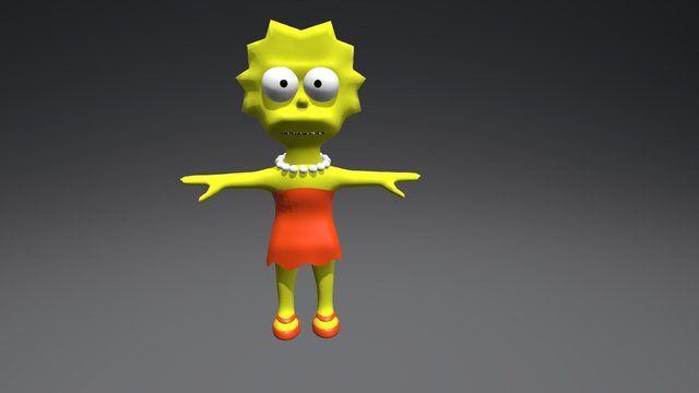 Lisa_Simpson 3D Model