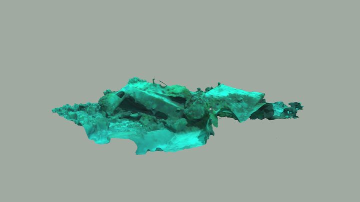 Emily Flying Boat Cockpit, Chuuk, FSM 3D Model