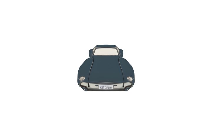 sleek sports car 3D Model