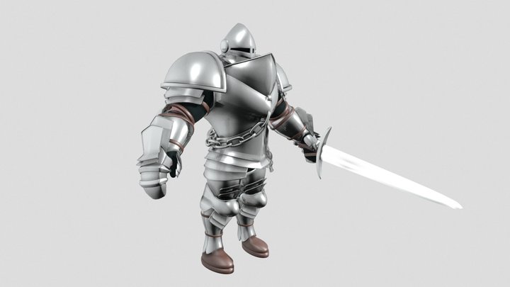 Brute Knight 3D Model