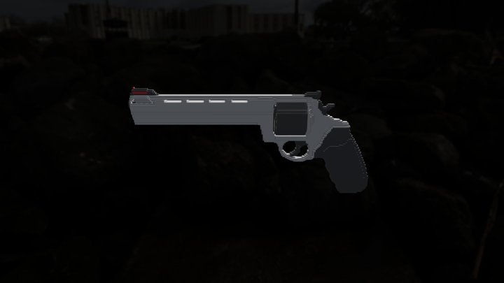Taurus Raging Bull 3D Model