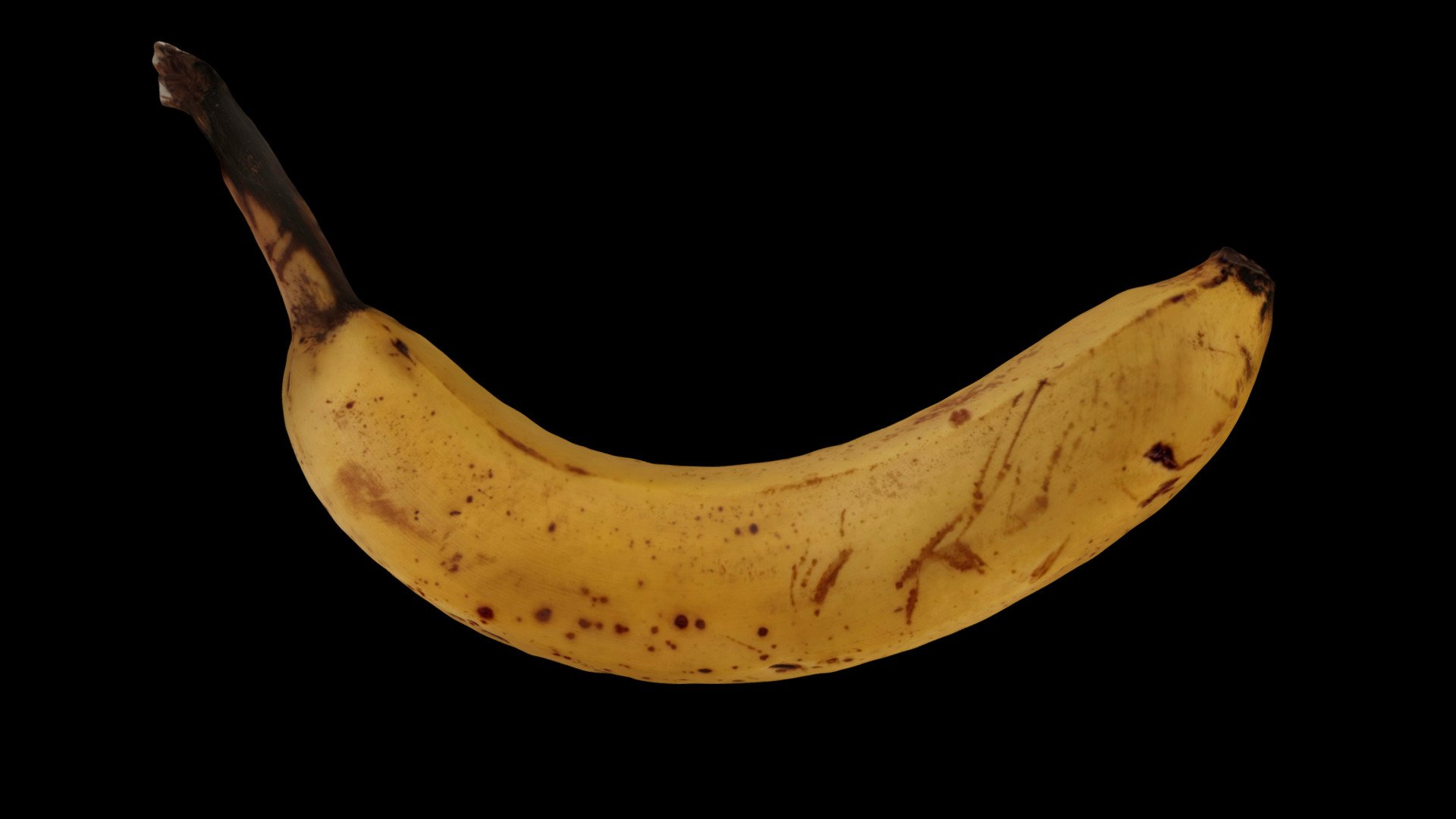 Banana High quality scan / Banane Buy Royalty Free 3D model by vv37