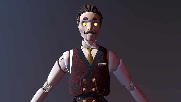 Bioshock Receptionist 3D Model