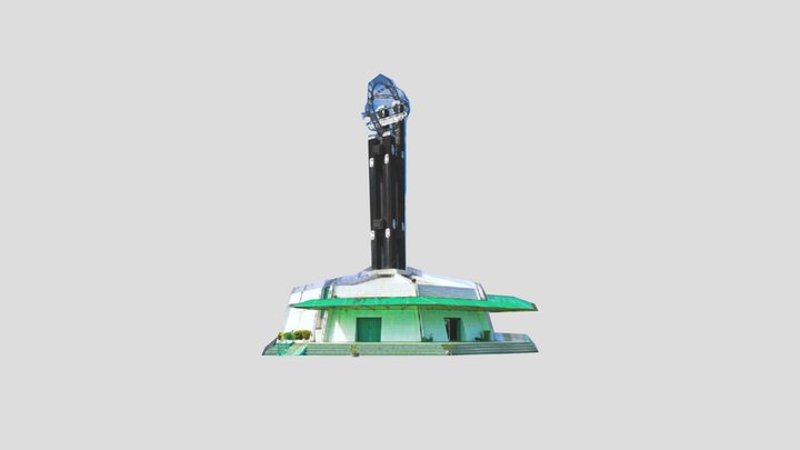 tugu katulistiwa 3D Model
