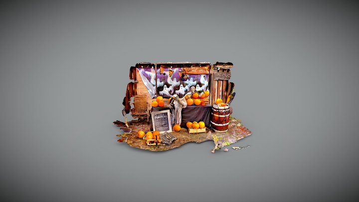 Halloween in Gower 3D Model