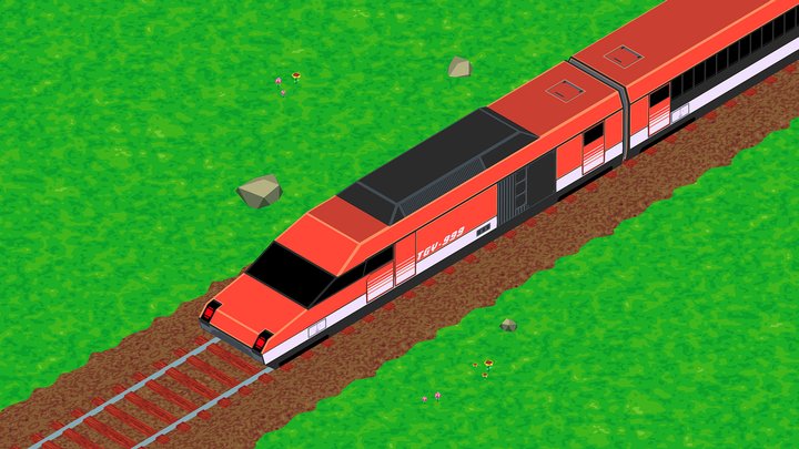 Turbotrain 3D Model