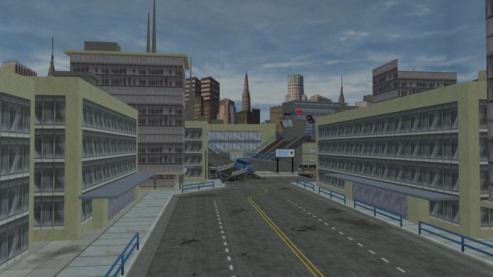 city Underminer Threat maps 3D Model