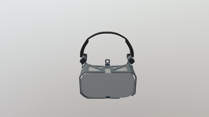 Pico G2 4K VR headset with protection case 3D Model