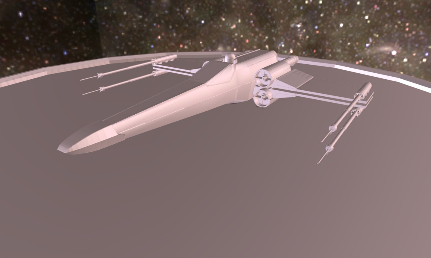 X-wing en plataforma - Download Free 3D model by quiqueenri [f6c6700 ...