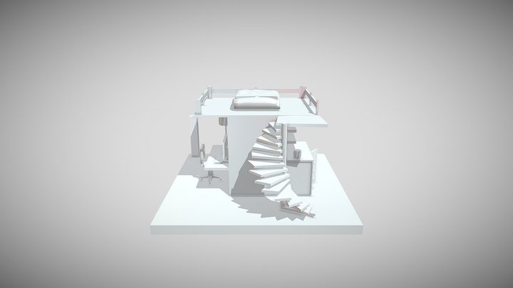 BunkBedLoft_ShaeaPayne 3D Model