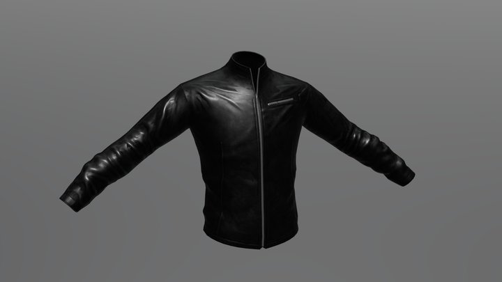 Leather Jacket 3D Model