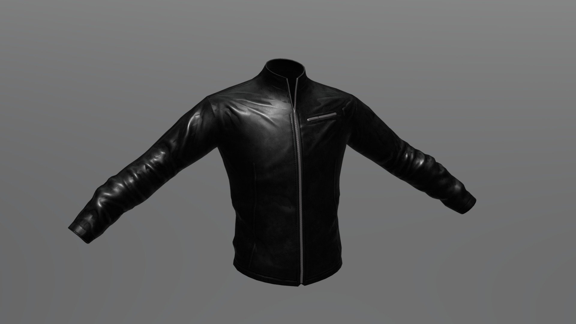 Leather Jacket 3d Model By Bauerband F6c7bb2 Sketchfab