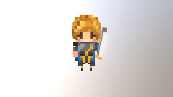 Human Soldier 4 3D Model