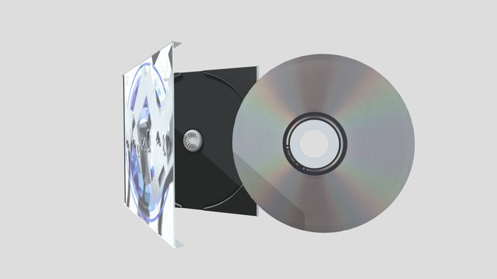 CD + Jewel Case 3D Model