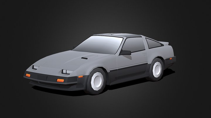 Nissan Z31 Turbo (Cartoon Style) 3D Model
