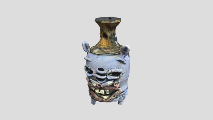 Gato Borracho Bottle 3D Model