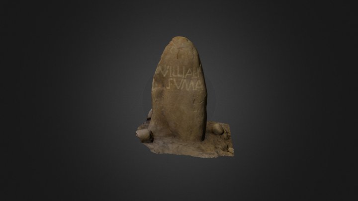 Bene Vagienna Stele 3D Model