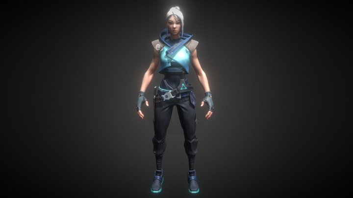 Jett | Valorant 3D Model