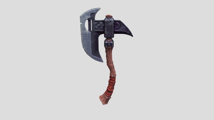 Dwarven axe 3D Model