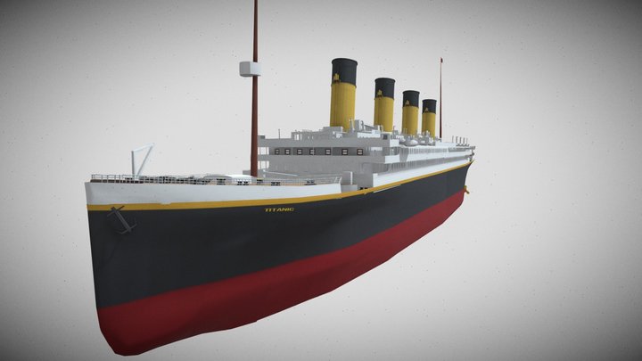 Titanic Full 3D Model