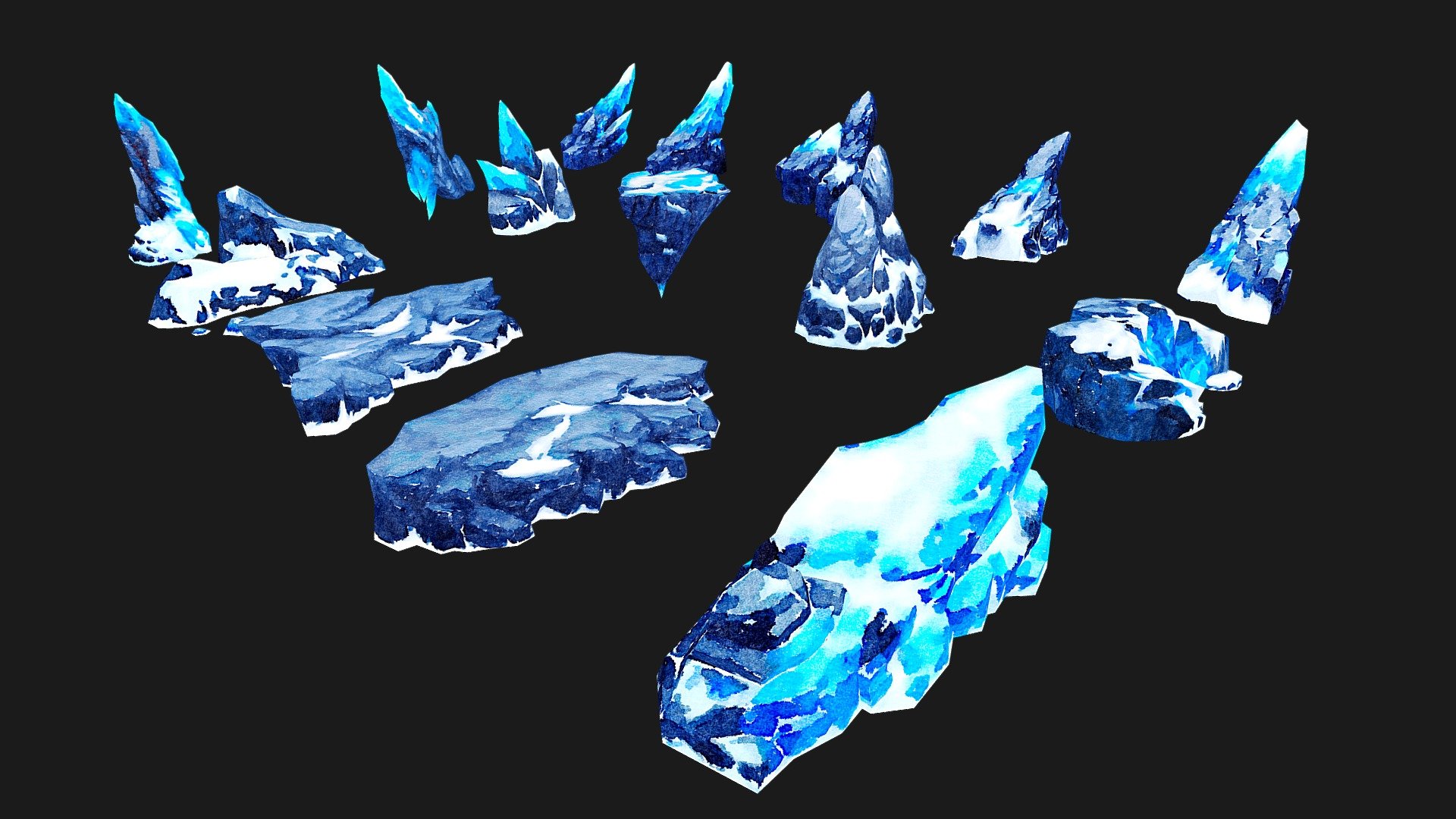 Stone Illustration Collection Part 4 - 3D model by josluat91 [f6cf937 ...