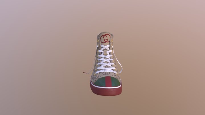 Gucci Converse 3D Model