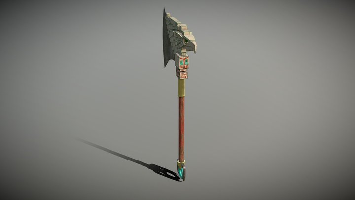 Aztec Axe 3D Model