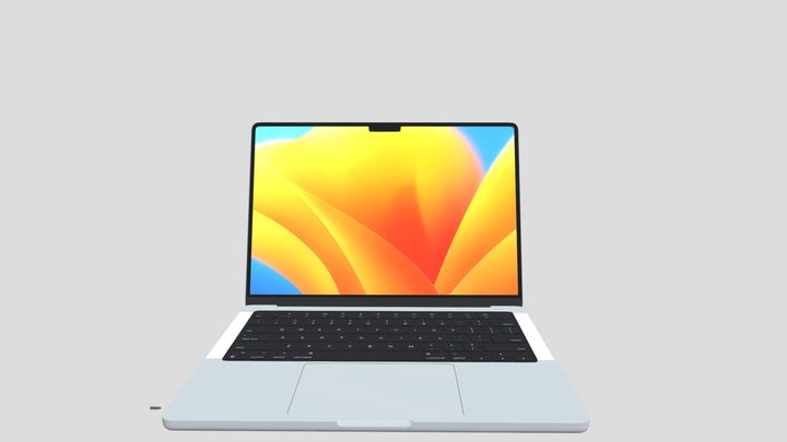 MacBook Air 13' M1 2020 MGND3HN/A 3D Model
