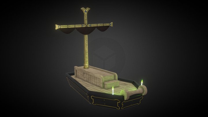 Coffin Boat One Piece (Anime) 3D Model