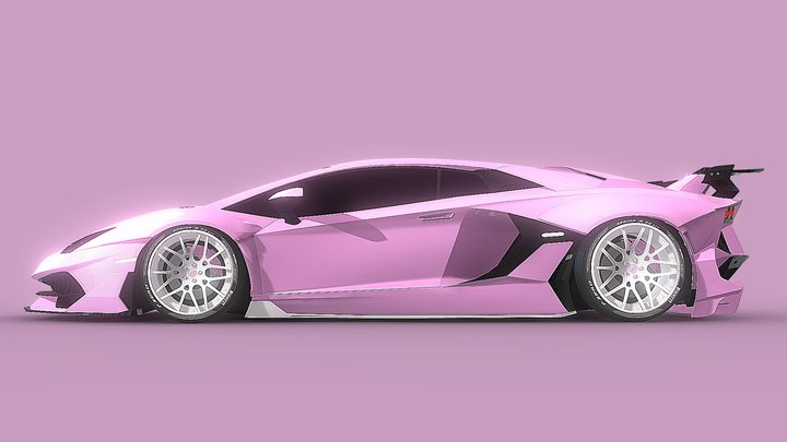 Wallpaper 7680x2160 - Lamborghini Aventador SVJ
