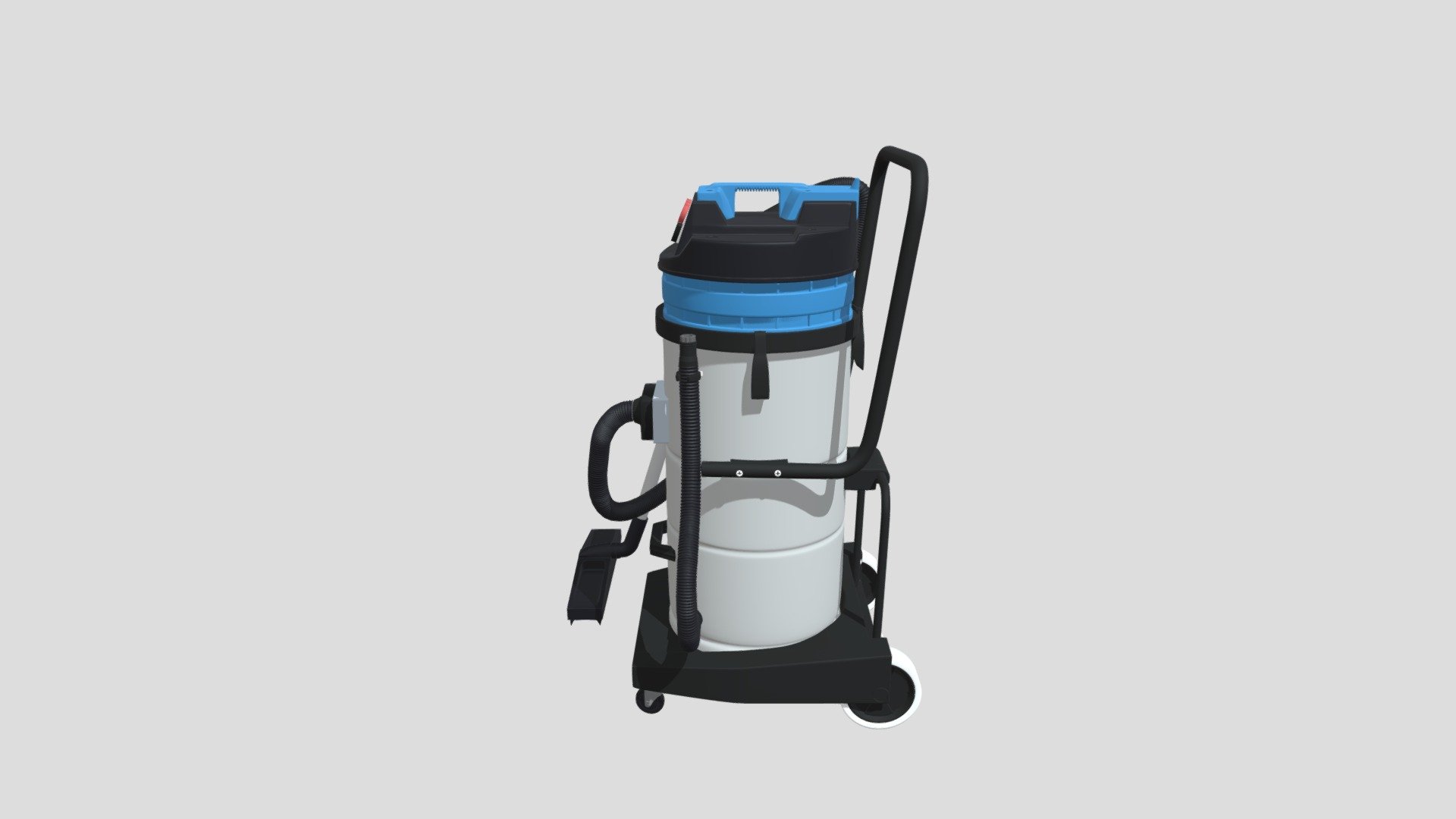 Vacuum cleaner with three industrial motors