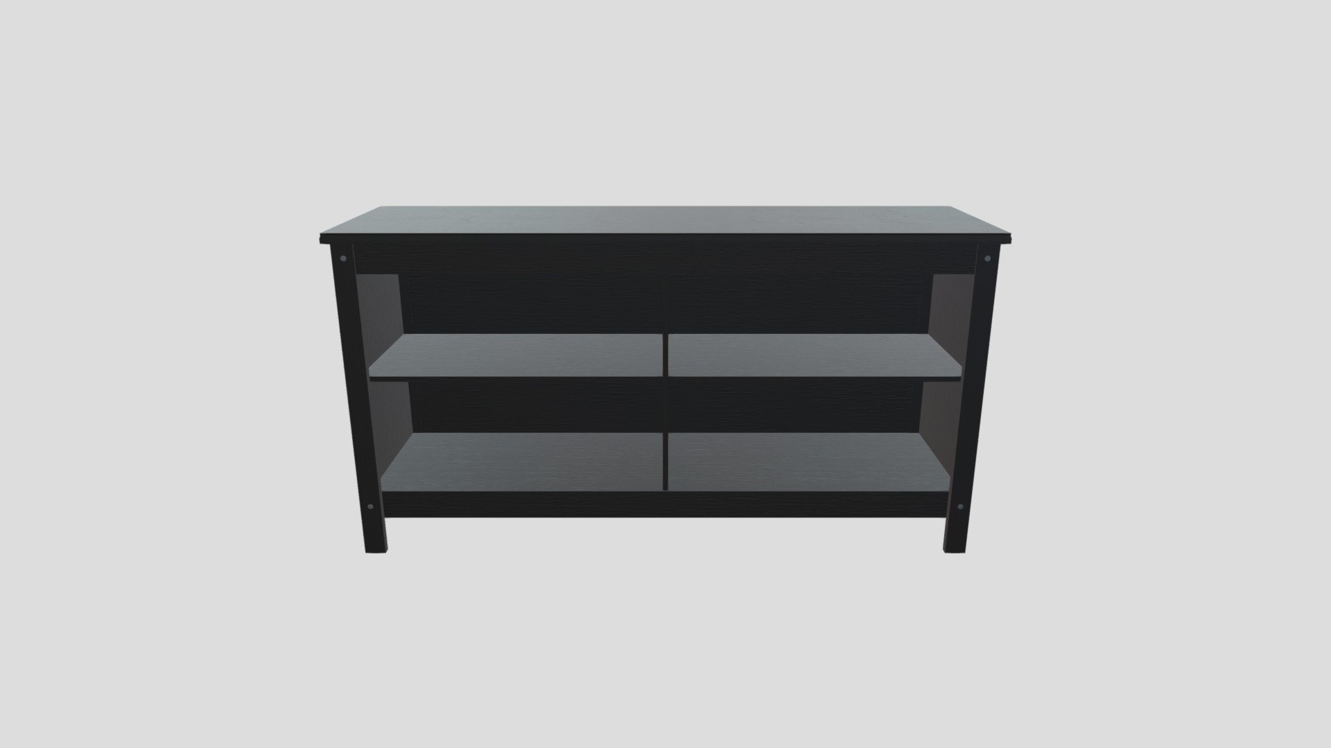 IKEA TV Bench - Black-Brown