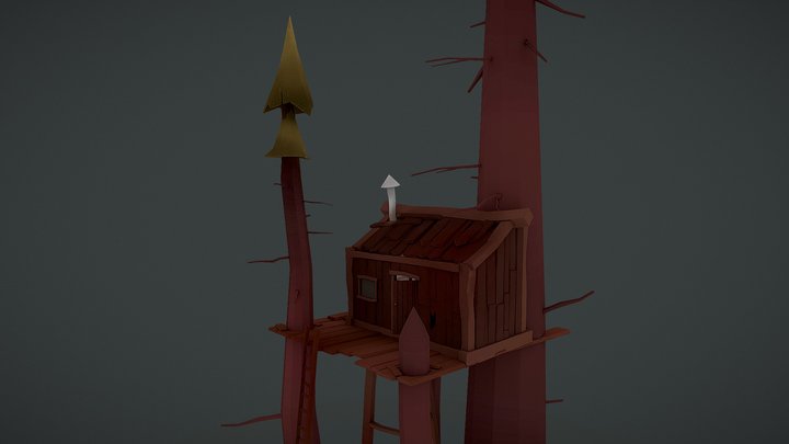 Tree House 3D Model