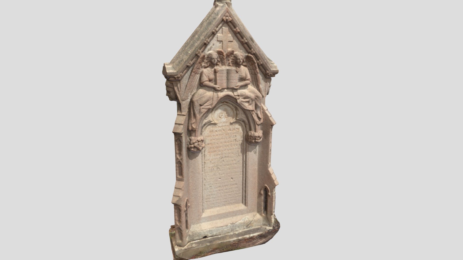 Carved headstone - Rookwood Cemetery  Sydney.