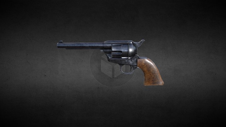 Colt Peacemaker by Sebastian Kowalik 3D Model